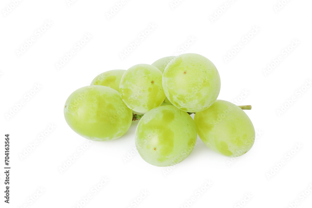 Fresh ripe juicy grapes isolated on white Fresh ripe juicy grapes isolated on white