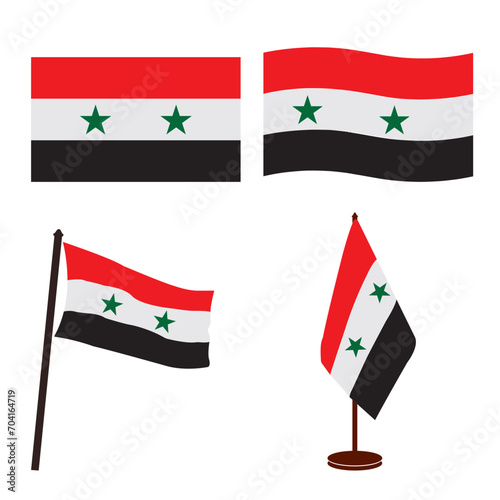 Syria country flag icon