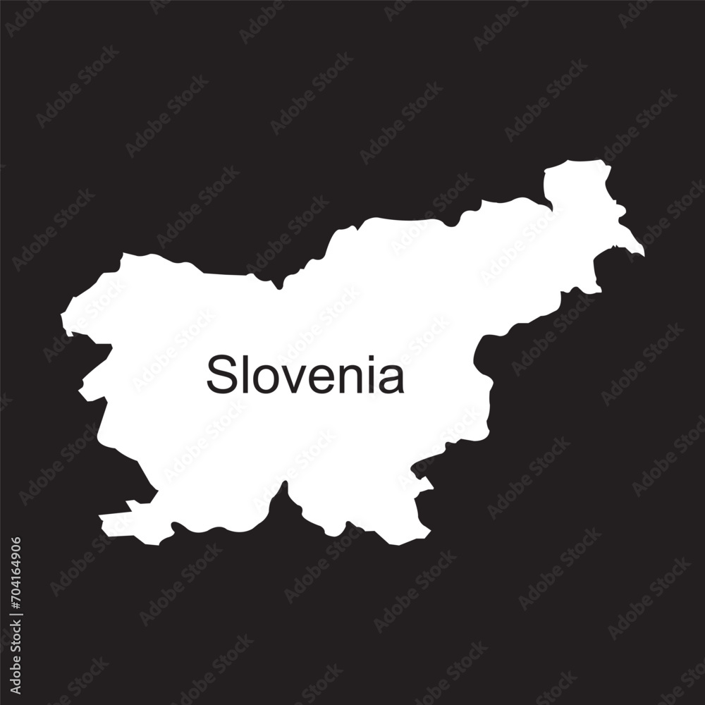 Slovenia country map icon