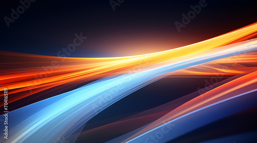 Three-dimensional luminous curve background, abstract future technology graphic poster PPT background
