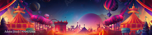 banner carnival copy space photo