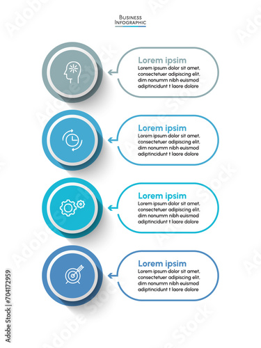 Business data visualization. timeline infographic icons designed for abstract background template