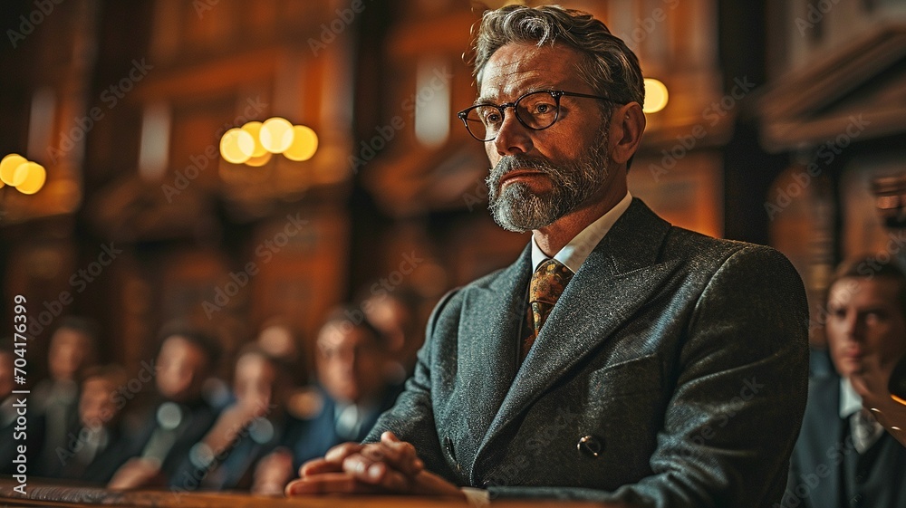 Bailiff swearing to be a witness