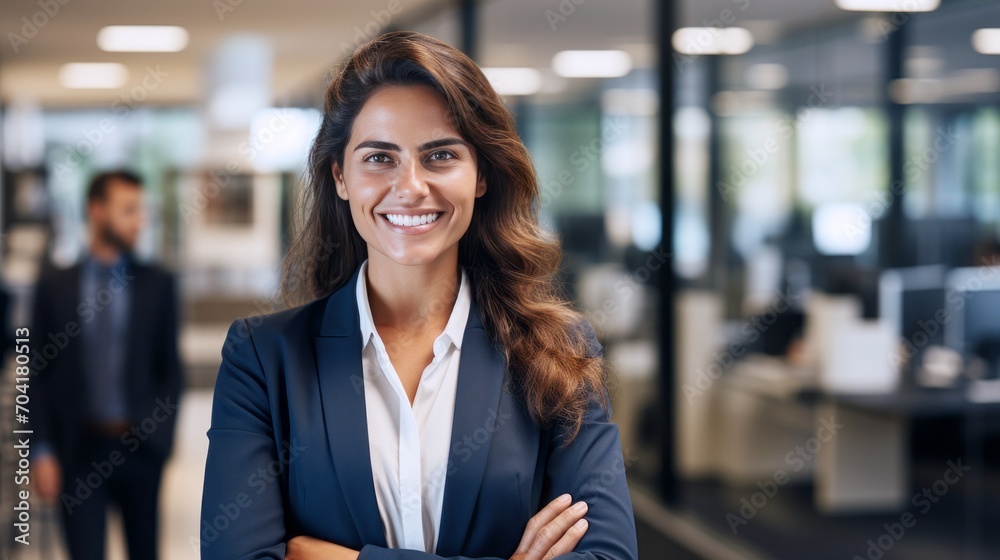 business woman smiling looking at camera business woman smiling looking at camera