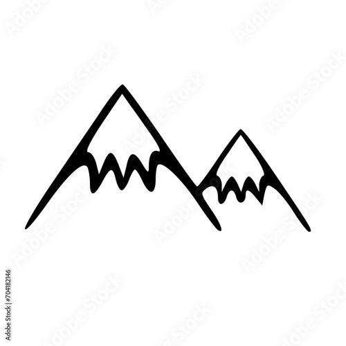 Mountain Icon Banner