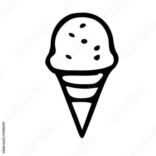 Ice Cream Icon Banner