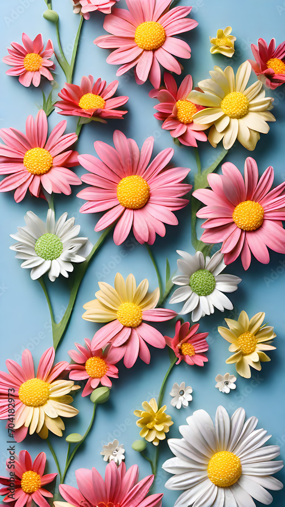 Gerbera Flower Still Life Clay Gerbera Flower Still Life Clay