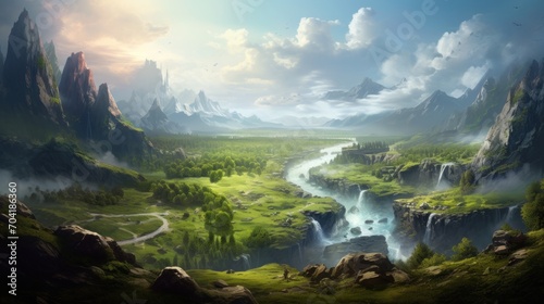  Fantasy Landscape Game Art