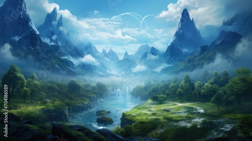 Fantasy Landscape Game Art