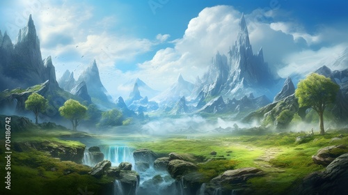 Fantasy Landscape Game Art