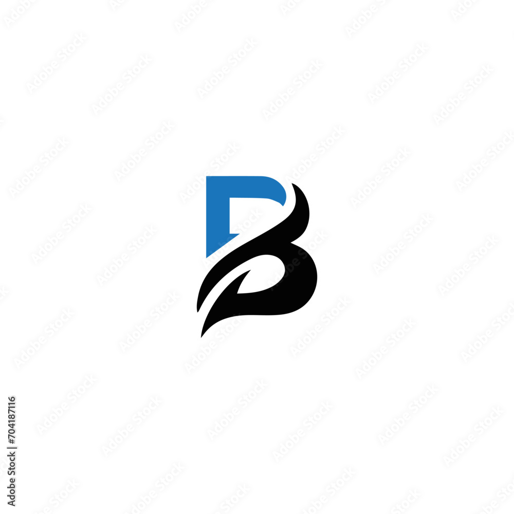 B letter logo design for fashion and beauty and spa company. B letter vector icon. B logo, B