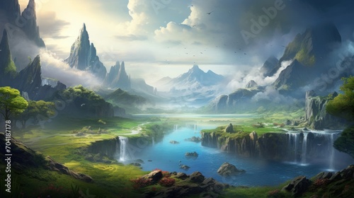 Fantasy Landscape Game Art