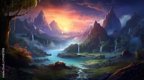 Fantasy Landscape Game Art