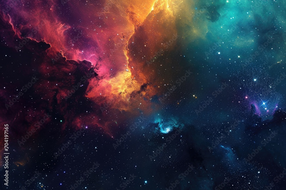 Brilliant space theme for your design inspiration