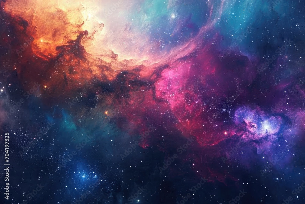 Naklejka premium Awe-inspiring space theme for your design inspiration