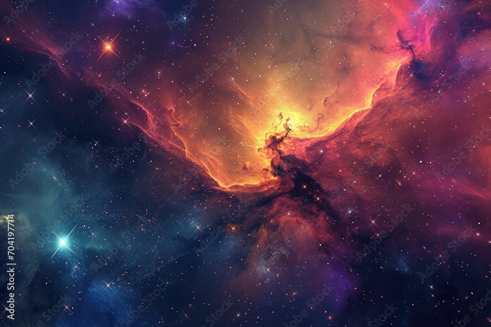 Magnificent astral background for your artistic vision