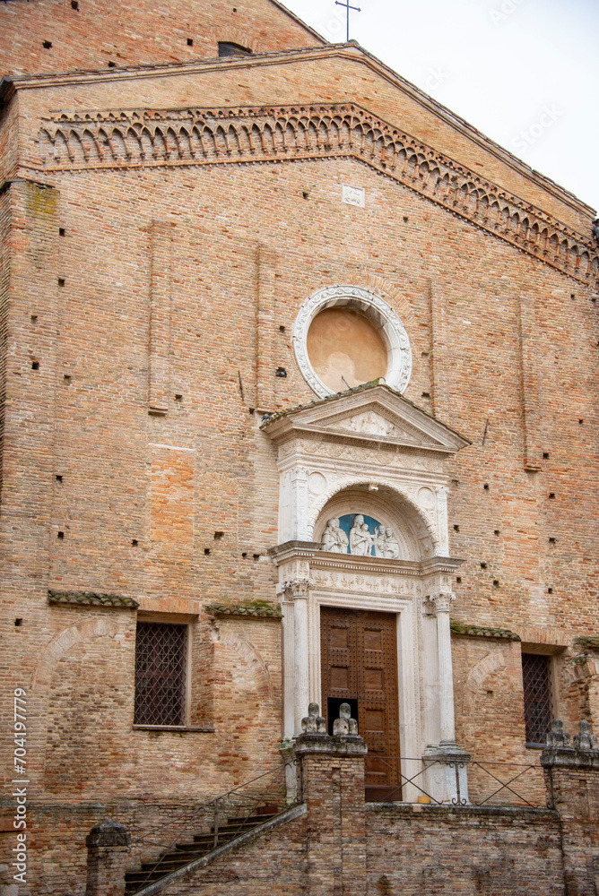 Fototapeta premium Church of Saint Dominic - Urbino - Italy