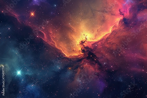 Magnificent astral background for your artistic vision © ibhonk