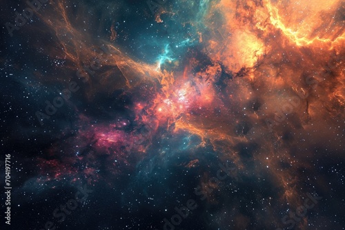 Striking galaxy backdrop for your creative project