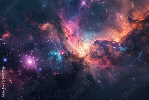 Enchanting galaxy scene for your creative project