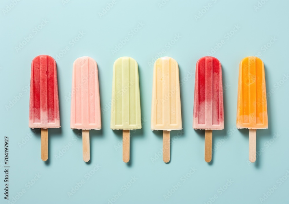 Set of various colorful fruit and berry popsiclesมSet of fruit ice cream, frozen juice on wooden stick, fruity popsicle. Colorful cold summer dessert Set of various colorful fruit and berry popsiclesมSet of fruit ice cream, frozen juice on wooden stick, fruity popsicle. Colorful cold summer dessert