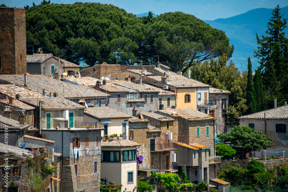 Obraz premium Town of Lubriano - Italy