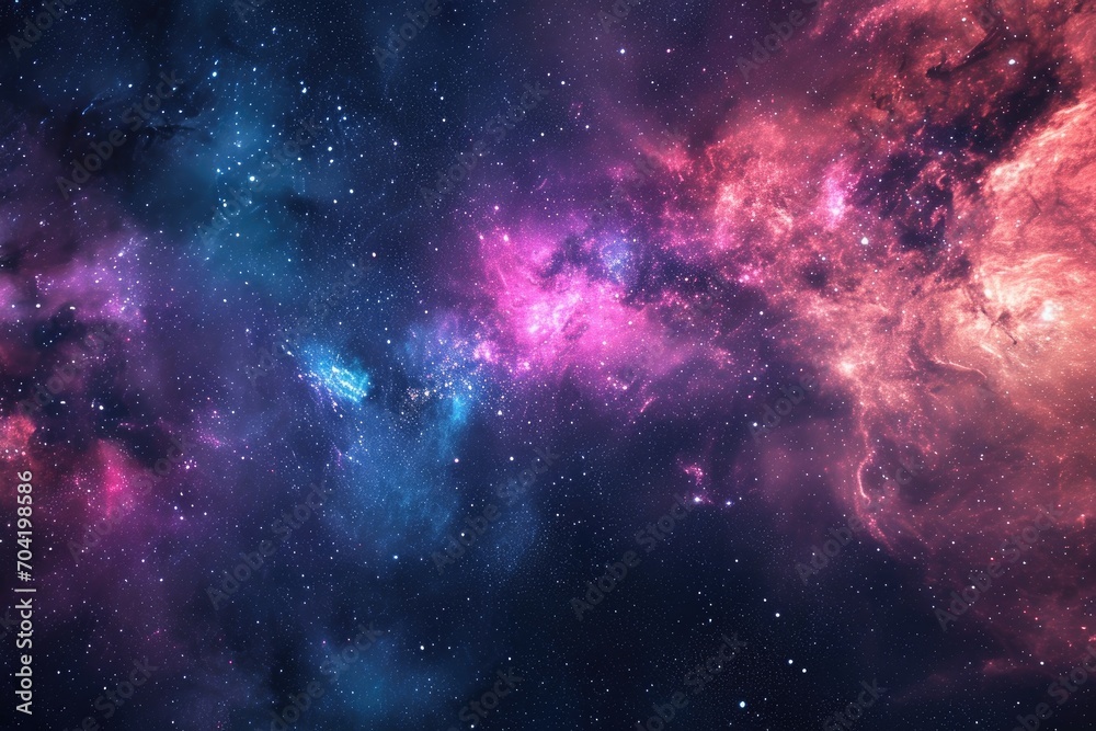 Fantastic and colorful galaxy setting for your design