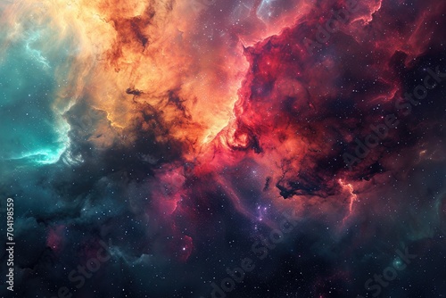 Captivating space background for your artistic touch © ibhonk