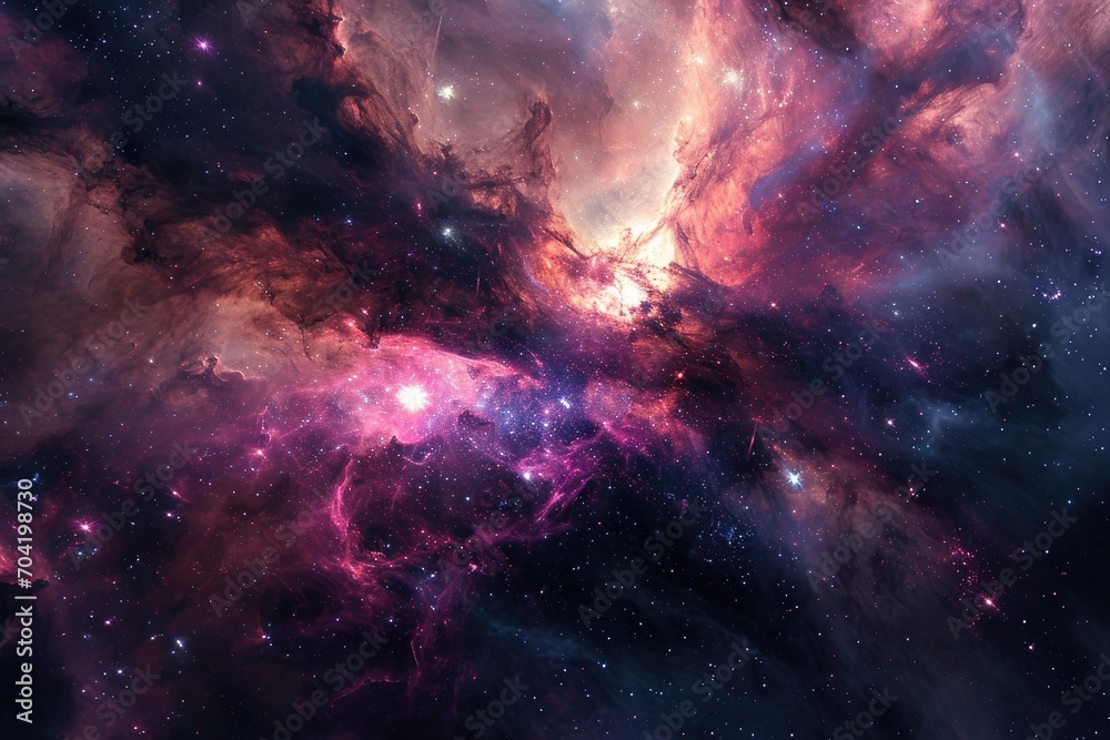 Amazing galaxy vista for your design exploration