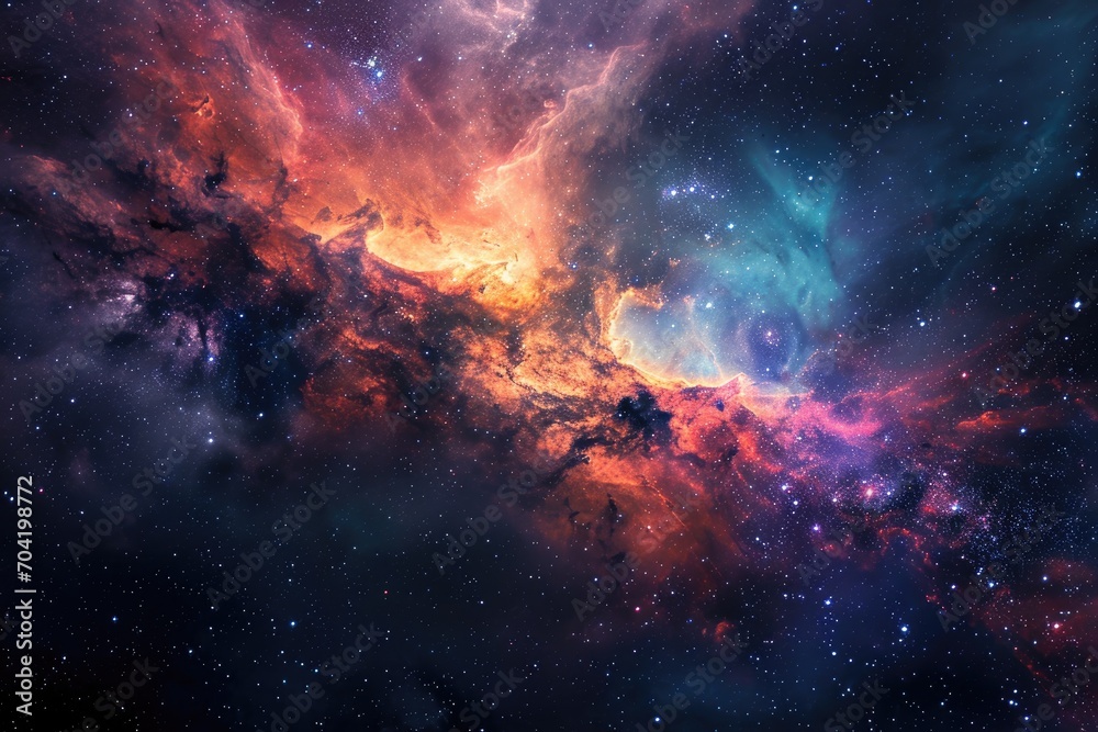 Dazzling space background for your creative endeavor