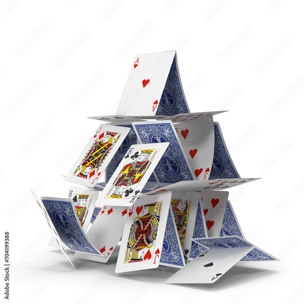 Realistic Casino Playing Card Games 3D Model - High-Resolution PNG File ...