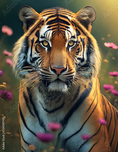 Tiger in nature