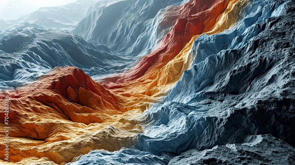 Fototapeta premium Abstract Contour Topographic Line Pattern Black, Wallpaper Pictures, Background Hd