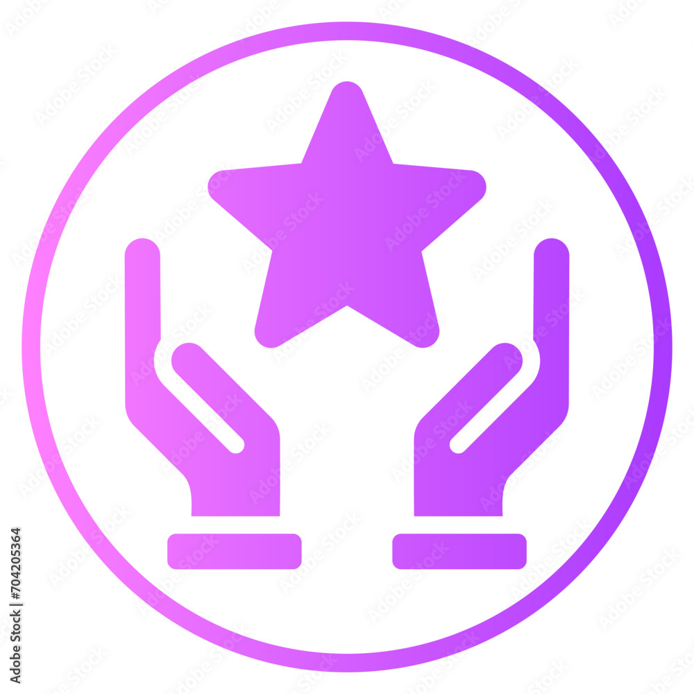 star gradient icon star gradient icon