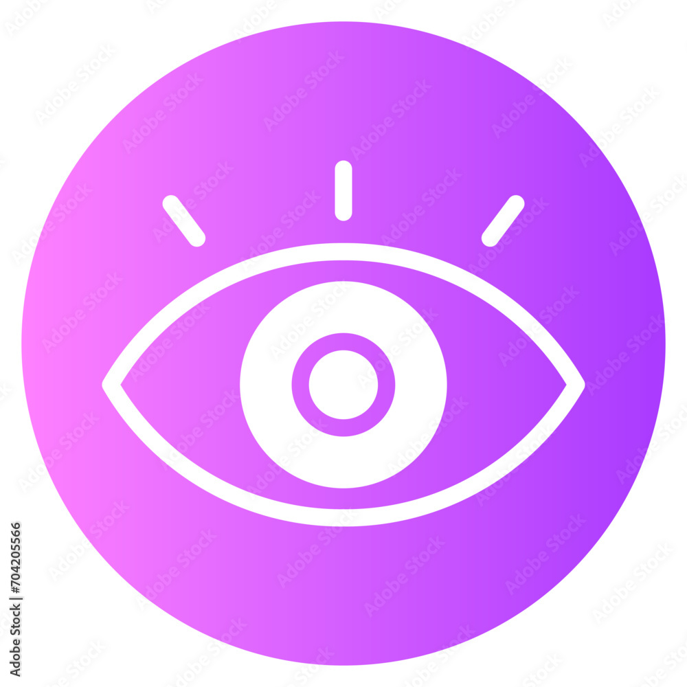 eye gradient icon eye gradient icon