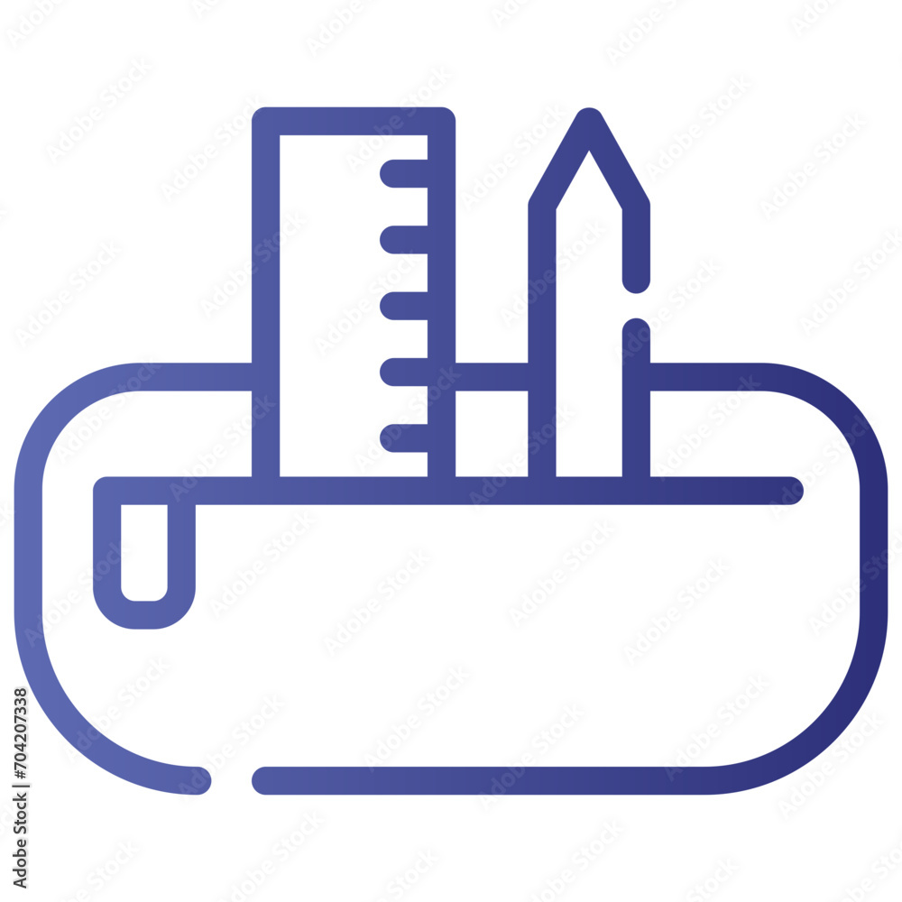 Pencil Case Icon Pencil Case Icon