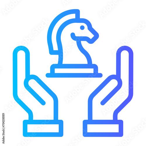 tactic gradient icon