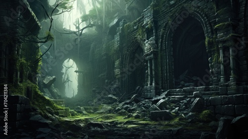 Fantasy Ruins Artwork © Damian Sobczyk