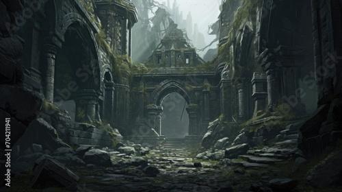 Fantasy Ruins Artwork photo