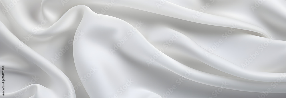 White ripple fabric texture display as background. copy space, mock up, presentation. White ripple fabric texture display as background. copy space, mock up, presentation.