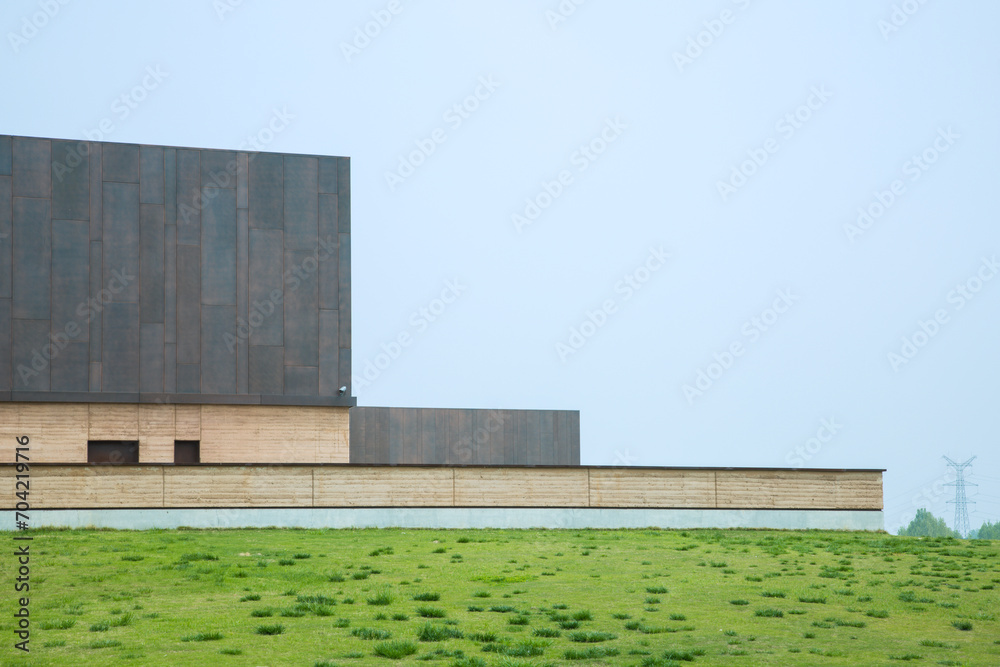 Erlitou Xiadu Ruins Museum, Luoyang City, Henan Province-Modern Abstract Architecture Erlitou Xiadu Ruins Museum, Luoyang City, Henan Province-Modern Abstract Architecture