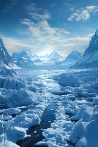 iceberg in polar regions © Ahmad