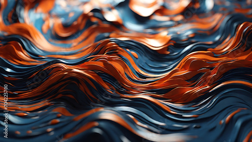 fluid dynamics abstract design Generative AI
