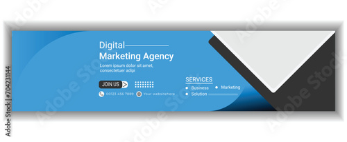 Social media linkedin background banner design