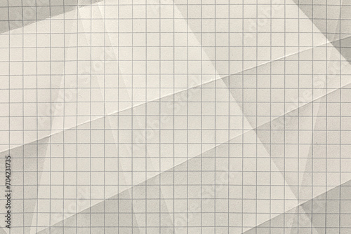 Close-up of graph ruled composition or exercise book paper with rough texture