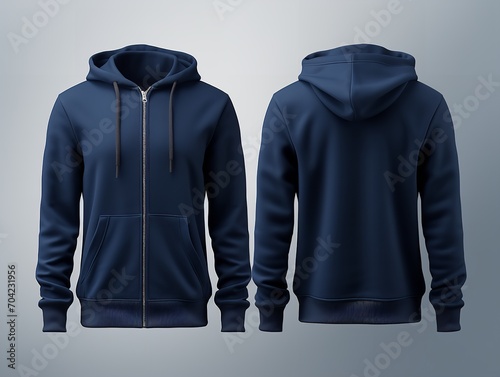 Stylish Hoodie Mockup for Fashion and Casual Wear - AI Generated