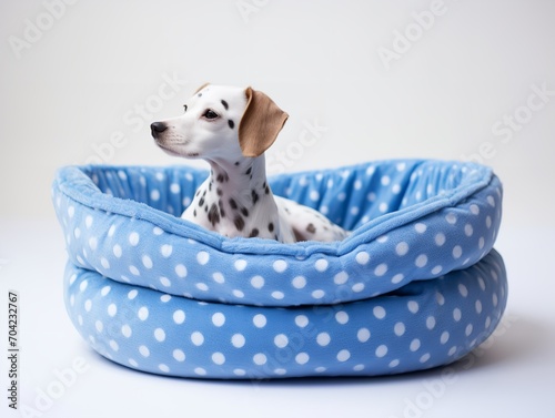 Cozy Pet Bed Mockup for Home and Pet Stores - AI Generated