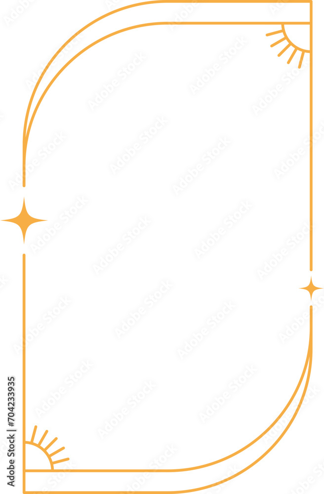 Obraz premium Monoline Arch Frame