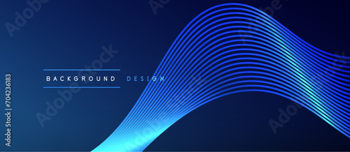 Dynamic wave geometric design. Vector Illustration For Wallpaper, Banner, Background, Card, Book Illustration, landing page