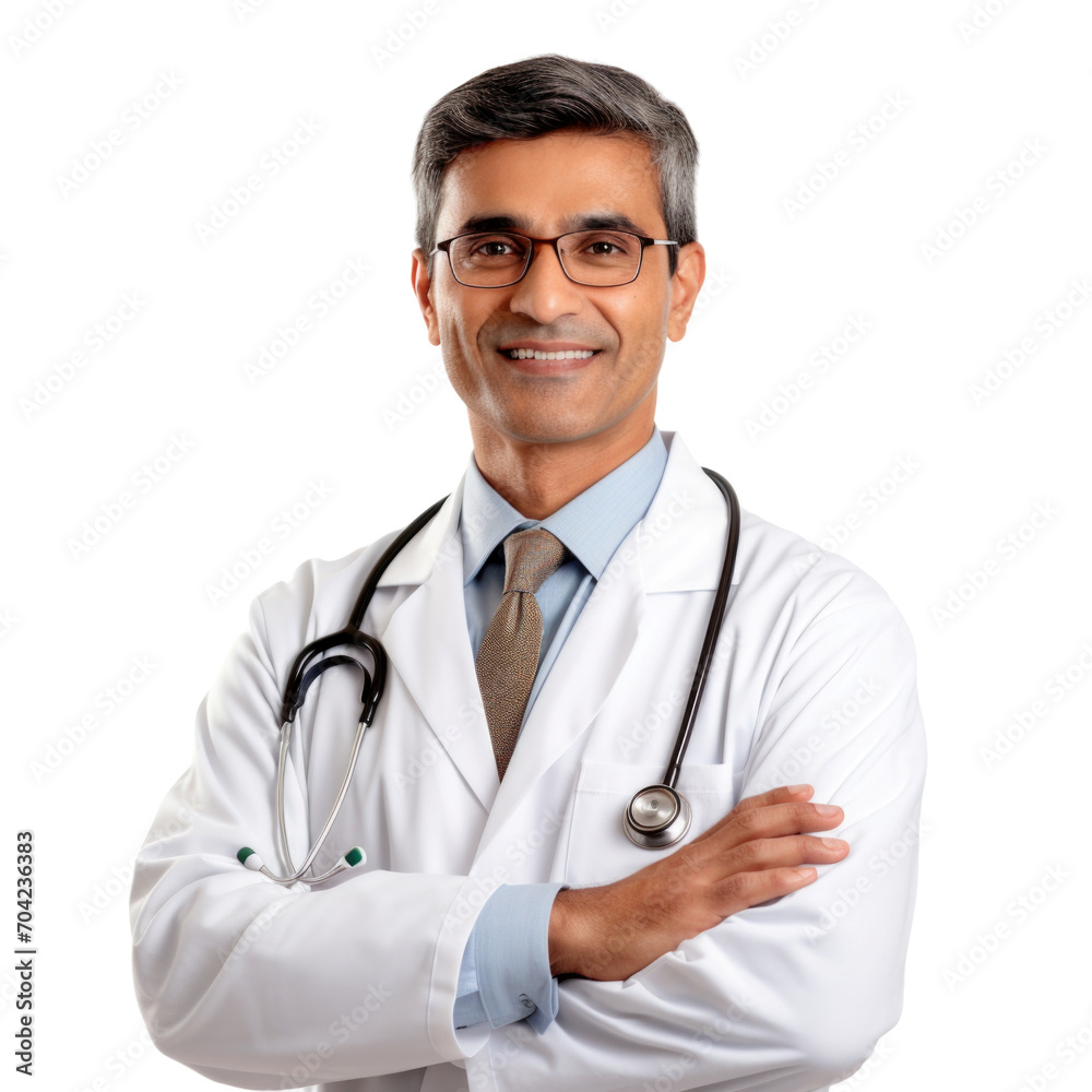 Professional medical specialist consultant doctor in white background Professional medical specialist consultant doctor in white background